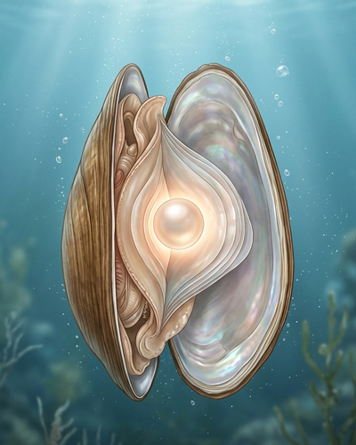 Round Pearl Formation